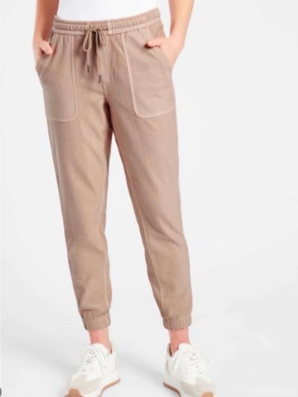 Athleta Tan Farallon Jogger Pants Athleisure Plus Size 16